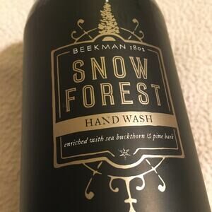 Beekman 1802 SNOW FOREST hand wash 12.5 fl oz NEW with pump goat milk USA made